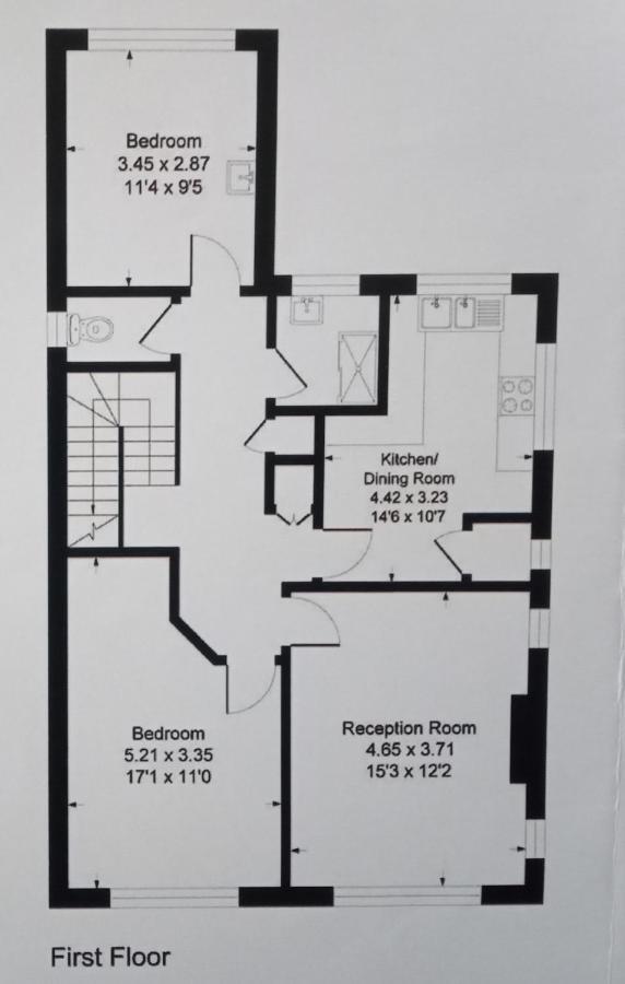 Large 2-Bedroom Maisonette With Free Parking Twickenham Exterior foto